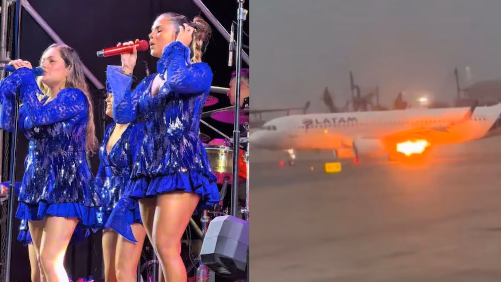 Lesly Águila y Susana Alvarado, de Corazón Serrano, estaban en avión de LATAM que se incendió en el Jorge Chávez