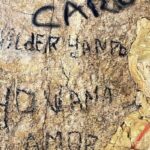 Recuperan pinturas rupestres de Callacpuma que fueron afectadas por pintas vandálicas